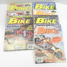 VINTAGE 2000 LOT OF 7 ISSUES HOT BIKE MOTORCYCLE MAGAZINE HARLEYS CHOPPERS picture