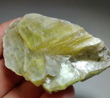 Yellow Lepidolite Mica. Minas Gerais, Brazil. 62 grams. Video. picture