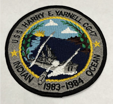 Vintage CG-17 USS Harry E Yarnell 1983-1984 patch 5