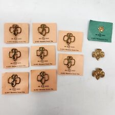11 VINTAGE GIRL SCOUT & BROWNIE PINS GS Membership Star 9-203 9-652 picture