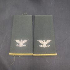 Desert Storm era US Army Colonel matching pair of slip-on shoulder boards picture