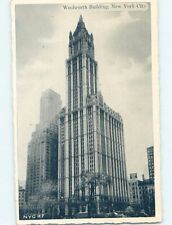 Unused 1940's WOOLWORTH BUILDING New York City NY : make an offer G1513 picture
