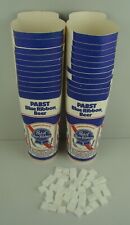 20 VINTAGE PABST BLUE RIBBON BEER STADIUM CUPS picture