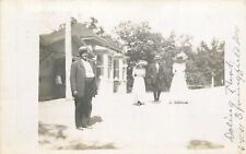 Springfield MO How the Other Half Lives~2 Women, 2 Men~Doling Park RPPC 1911 picture