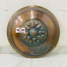 Medieval Shield Antique Copper Round Viking Shield Battle~Ready Halloween Shield picture