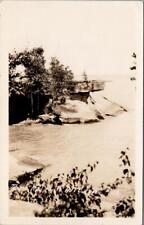 Thumb Nail, POINTE AUX BARQUES, Michigan Real Photo Postcard picture