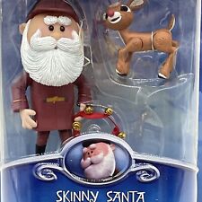Rudolph Island Of Misfit Toys Skinny Santa with Baby Rudolph Red Collar 2002 New picture