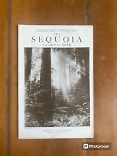 SEQUOIA National Park Vintage Booklet Brochure Map Travel picture