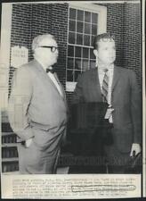 1969 Press Photo Massachusetts Police Detective Edward Schofield John Wall picture