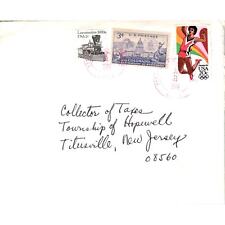 1989 Collector of Taxes Titusville NJ 84 Olympics Postal Cover Envelope TG7-PC3 picture