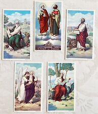 LOT of 5 Antique Gospel Apostles~St. Matthew, Mark, Luke, John... picture