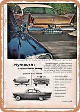 METAL SIGN - 1957 Plymouth Body Styling Vintage Ad picture