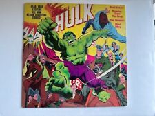 Vintage Peter Pan Incredible Hulk 33 1/3 RPM LP Nice Jacket Rare picture