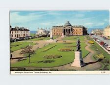Postcard Wellington Square & County Buildings Ayr Scotland picture