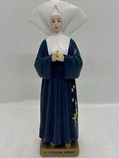 Vintage St. Catherine Laboure Resin Statue Figure Central Assoc Miraculous Medal picture