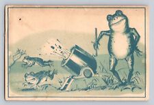 Anthropomorphic Frog Fires Cannon Unbranded Stock P301 picture