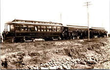 1905  Stark Electic Railroad  Postcard Interurban RPPC Reprint picture