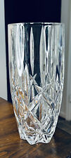 Vintage Heavy Lady Anne 10” Flower Vase by GORHAM CRYSTAL DISCONTINUED picture