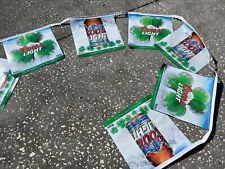 Coors Light St Patrick’s Day 18-Panel Double-Sided Vinyl String Banner Man Cave picture
