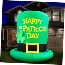 Holidayana 6ft St Patricks Day Inflatable Top Hat - Large St Top Hat 6FT picture