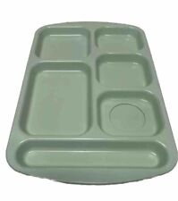 Prolon Ware Divided Lunch Tray Mint Green 9855 Vintage Melamine Camping Snack picture