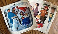 Vintage 1960 Calendar Pictures-Used picture