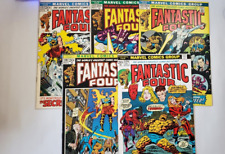 Fantastic Four #120 121 122 123 129 Marvel Comics 1972 Air-walker Silver Surfer picture