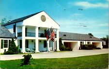 Bellemont Motor Hotel And Restaurant Postcard Natchez, Mississippi MS USA Flag picture