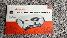 Vintage GE General Electric Grill Waffle Maker Baker Booklet picture