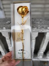 Forever Rose Dipped 24K Gold Real Rose Proposals Anniversary Valentines 😍🥰🌹 picture