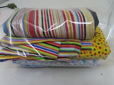 Estate Fabric Lot Stripes Floral Multiple Pieces Great for Crafting Quilting picture