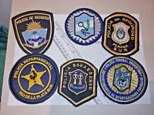 Argentina Police Vintage Buenos Aires Neuquen Patch  LOT WILL SELL INDIVIDUALLY picture