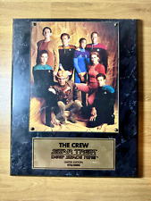 1992 The Crew of Star Trek Deep Space Nine Plaque- Limited Edition 476/5000 picture
