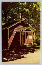 Little Red School House Ridgefield Connecticut Vintage Postcard Unposted picture