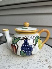 Vintage Bella Casa By Canz Vealerio Ceramic Tea Pot picture
