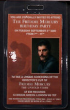 Queen Freddie Mercury Pass + Letter Birthday Party 2000 Ltd Edition of 250  picture