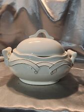  Vintage GIBSON Ceramic SOUP TUREEN 3.5 quart Serving Bowl No Ladle + picture