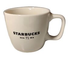 Starbucks 2018 White Ceramic Coffee Mug Cup Seattle 71 Washington 12 oz picture