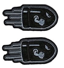 Angry Flying Bullet Tactical Patch Bundle 2pcs Hook Patch picture