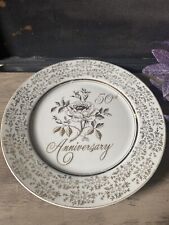 Vintage 50th Anniversary Plate - Pearl China Company - Chatillon Porcelane picture