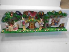 Easter Bunny Tree House By Easter Jubilee Spring Decor With Original Packaging picture