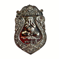 Phra PidtaSathu Thai Amulet Bronze Mahalapi RareModel Pakwumpati Talisman Behind picture
