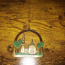 The Cathedral Basilica Of St. Augustine FL Christmas Tree Ornament Gold Color picture