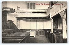 c1910 TRAPPE PA INTERIOR OLD TRAPPE CHURCH EARLY UNPOSTED POSTCARD P4056 picture