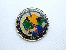 USAF 379 ECS Expeditionary Comm Sqdn Al Udeid Qatar OEF OIF Challenge Coin 1.75
