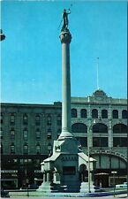 Troy NY-New York, Monument Square, Exterior, Vintage Postcard picture