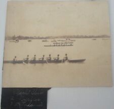 RARE PHOTO OF CANOE RACING IN HILO BAY, HAWAII, CIRCA. 1920'S, NOTE ATTACHED picture