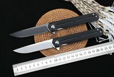 8'' New CNC Fast Opening 8CR18MOV Blade G10 Handle Pocket Folding Knife VTF171 picture