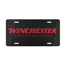 Winchester Arms - Custom Design - Vanity Plate 100% Aluminum Pre-Drilled Holes picture