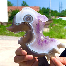 278G Natural agate crystal handcrafted duck crystal treatment picture